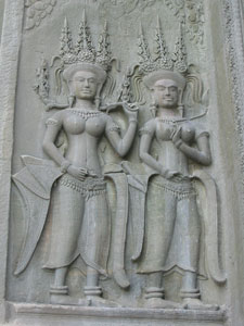 full chested apsaras
