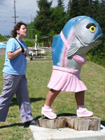 Pacific Northwest Sekiu Fishlady and Cheryl